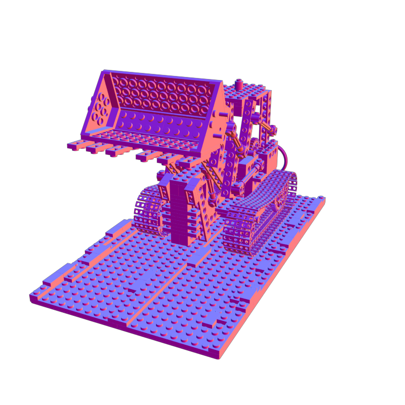 Lego ground-truth normals