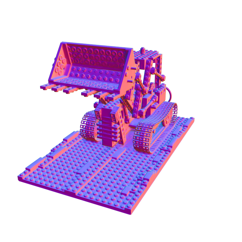 Lego normals produced by PTIR-GS
